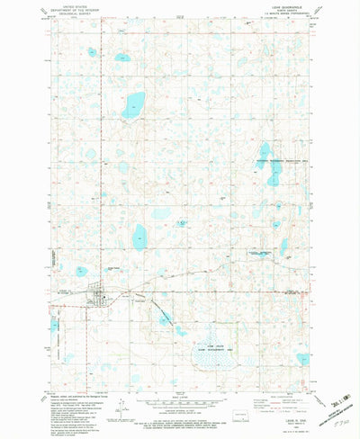 United States Geological Survey Lehr, ND (1982, 24000-Scale) digital map