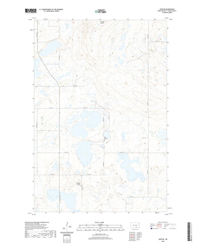 United States Geological Survey Lehr NE, ND (2020, 24000-Scale) digital map
