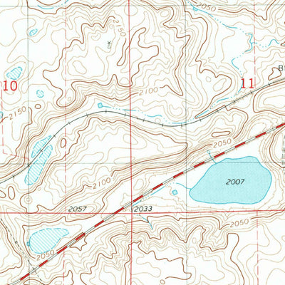 United States Geological Survey Lehr SW, ND (1982, 24000-Scale) digital map