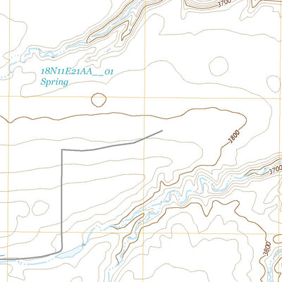 United States Geological Survey Leiberg Coulee, MT (2020, 24000-Scale) digital map