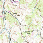 United States Geological Survey Leicester, NC (1942, 24000-Scale) digital map