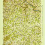 United States Geological Survey Leicester, NC (1943, 24000-Scale) digital map