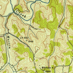 United States Geological Survey Leicester, NC (1943, 24000-Scale) digital map