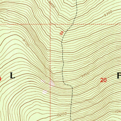 United States Geological Survey Leidy Peak, UT (1996, 24000-Scale) digital map