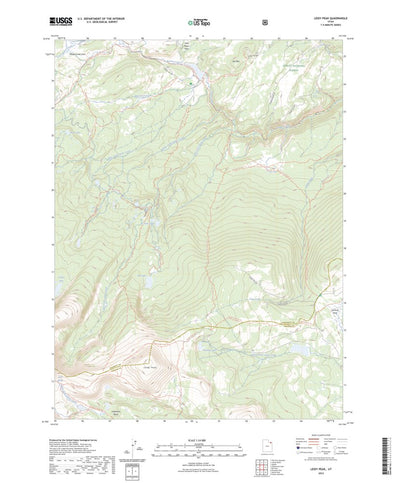 United States Geological Survey Leidy Peak, UT (2023, 24000-Scale) digital map