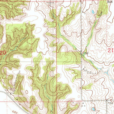 United States Geological Survey Leighton, IA (1980, 24000-Scale) digital map