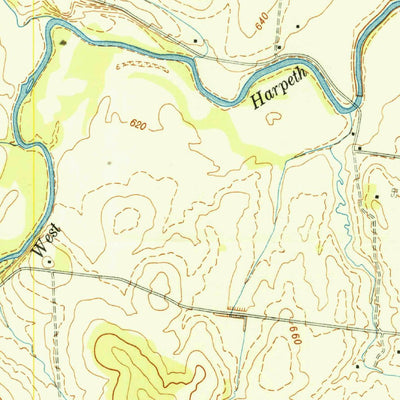 United States Geological Survey Leipers Fork, TN (1949, 24000-Scale) digital map