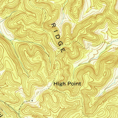 United States Geological Survey Leipers Fork, TN (1949, 24000-Scale) digital map
