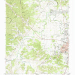 United States Geological Survey Leipers Fork, TN (1981, 24000-Scale) digital map