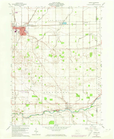 United States Geological Survey Leipsic, OH (1960, 24000-Scale) digital map