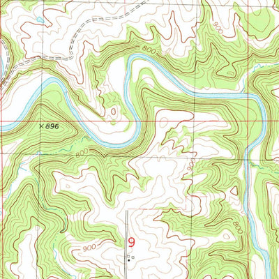 United States Geological Survey Leisure Lake, IA (1980, 24000-Scale) digital map