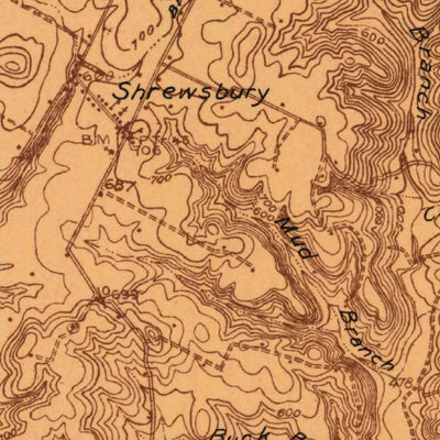 United States Geological Survey Leitchfield, KY (1922, 48000-Scale) digital map