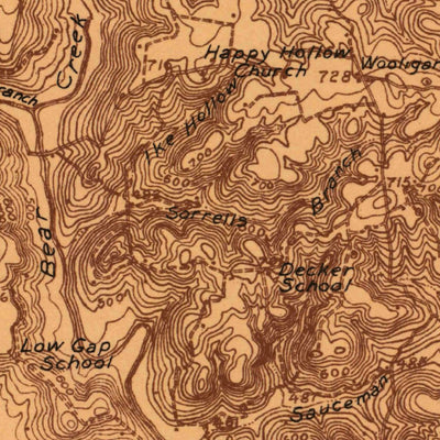 United States Geological Survey Leitchfield, KY (1922, 48000-Scale) digital map