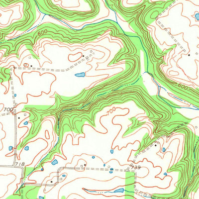 United States Geological Survey Leitchfield, KY (1967, 24000-Scale) digital map