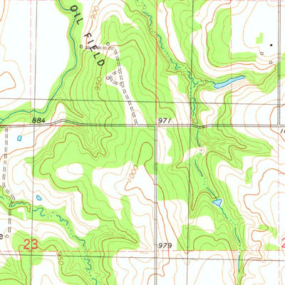 United States Geological Survey Lela, OK (1978, 24000-Scale) digital map
