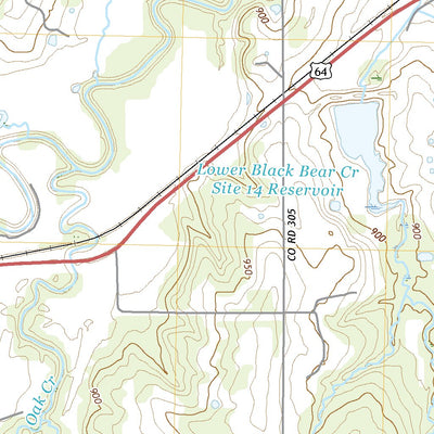 United States Geological Survey Lela, OK (2022, 24000-Scale) digital map