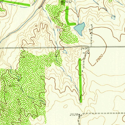 United States Geological Survey Lelia Lake Creek, TX (1959, 24000-Scale) digital map