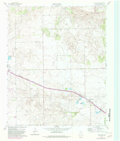 United States Geological Survey Lelia Lake, TX (1962, 24000-Scale) digital map