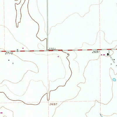 United States Geological Survey Lelia Lake, TX (1962, 24000-Scale) digital map
