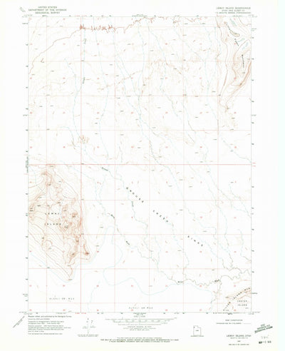 United States Geological Survey Lemay Island, UT (1967, 24000-Scale) digital map