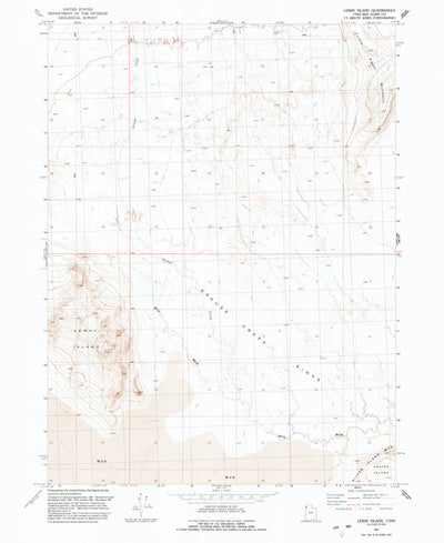 United States Geological Survey Lemay Island, UT (1991, 24000-Scale) digital map