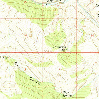 United States Geological Survey Lemhi, ID (1956, 62500-Scale) digital map