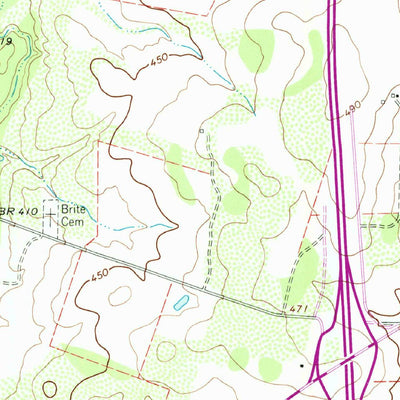 United States Geological Survey Leming, TX (1964, 24000-Scale) digital map