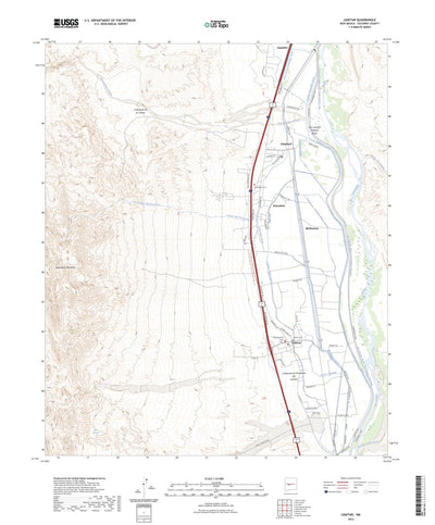 United States Geological Survey Lemitar, NM (2023, 24000-Scale) digital map