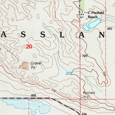 United States Geological Survey Lemmon Lake, SD (1998, 24000-Scale) digital map