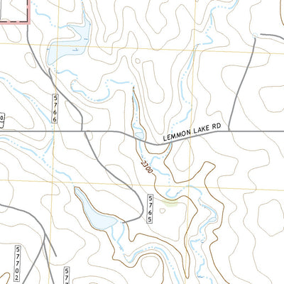 United States Geological Survey Lemmon Lake, SD (2017, 24000-Scale) digital map