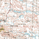 United States Geological Survey Lemmon, SD-ND (1954, 250000-Scale) digital map