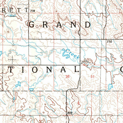 United States Geological Survey Lemmon, SD-ND (1984, 100000-Scale) digital map