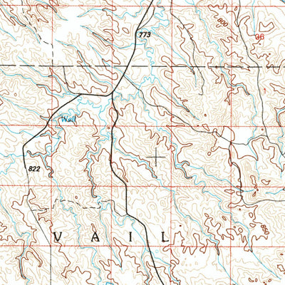 United States Geological Survey Lemmon, SD-ND (1984, 100000-Scale) digital map