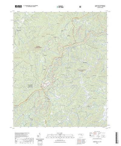 United States Geological Survey Lemon Gap, NC (2022, 24000-Scale) digital map