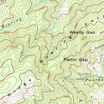 United States Geological Survey Lemon Gap, NC-TN (1940, 24000-Scale) digital map