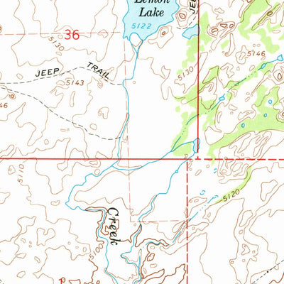 United States Geological Survey Lemon Lake, ID (1965, 24000-Scale) digital map