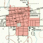 United States Geological Survey Lemoore, CA (1954, 24000-Scale) digital map