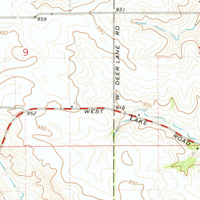 United States Geological Survey Lena, IL (1971, 24000-Scale) digital map