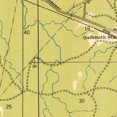 United States Geological Survey Lena, LA (1937, 31680-Scale) digital map