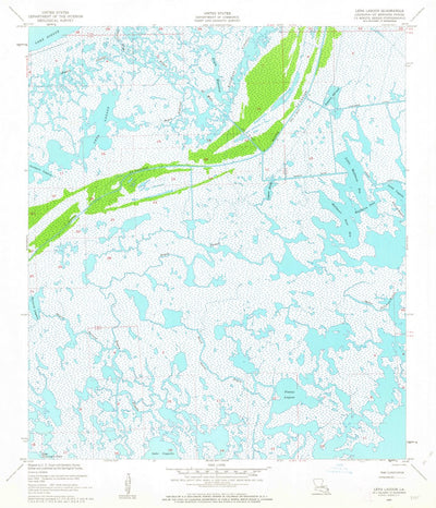 United States Geological Survey Lena Lagoon, LA (1955, 24000-Scale) digital map