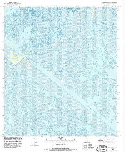 United States Geological Survey Lena Lagoon, LA (1993, 24000-Scale) digital map