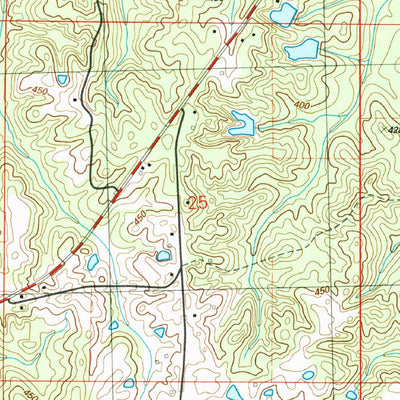 United States Geological Survey Lena, MS (1989, 24000-Scale) digital map