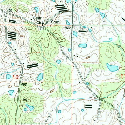 United States Geological Survey Lena, MS (2000, 24000-Scale) digital map