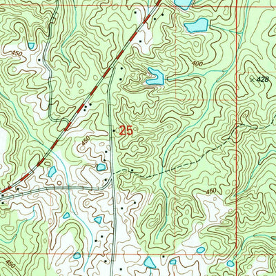 United States Geological Survey Lena, MS (2000, 24000-Scale) digital map