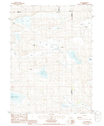 United States Geological Survey Lena, NE (1985, 24000-Scale) digital map