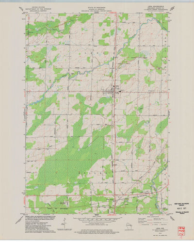 United States Geological Survey Lena, WI (1974, 24000-Scale) digital map