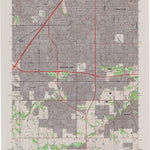 United States Geological Survey Lenexa, KS (1991, 24000-Scale) digital map