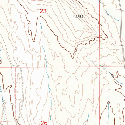 United States Geological Survey Lennep, MT (1972, 24000-Scale) digital map
