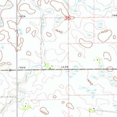 United States Geological Survey Lennox NW, SD (1962, 24000-Scale) digital map