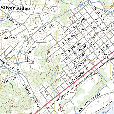 United States Geological Survey Lenoir City, TN (2022, 24000-Scale) digital map